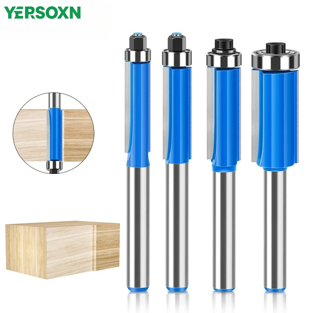Woodworking Nc - 1Pcs 6mm 1/4'' Shank Blade Flush