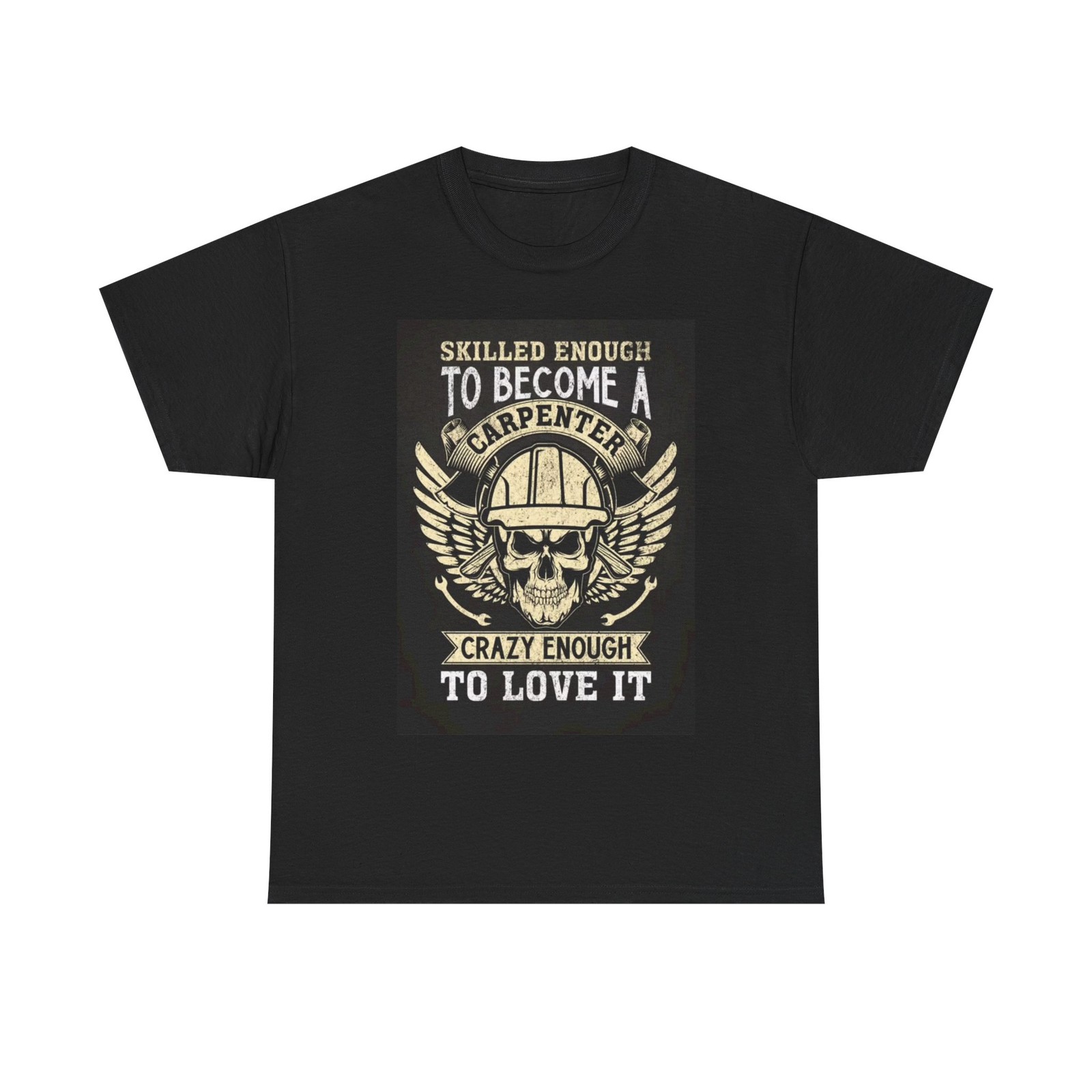 Woodworking Blueprint - Carpenter Tshirt Blue Collar Work Gear