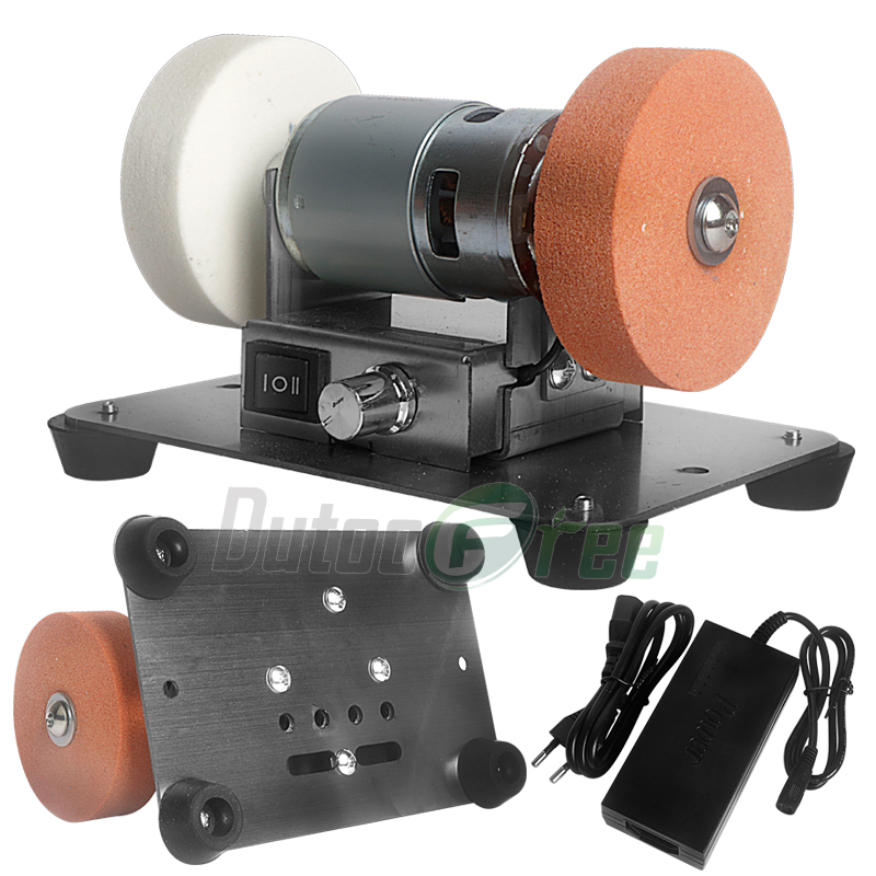 Woodworking Work Table - 110V-220V Mini Grinding Machine Table Grinding