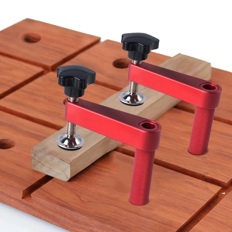 Woodworking Work Table - 1/2Pc Bench Dog Clamp,19mm/20mm Stable Dog
