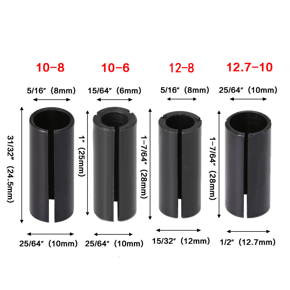 JGZUI Shank Reducer Collet Sle - Woodworking Nc 评论和价格