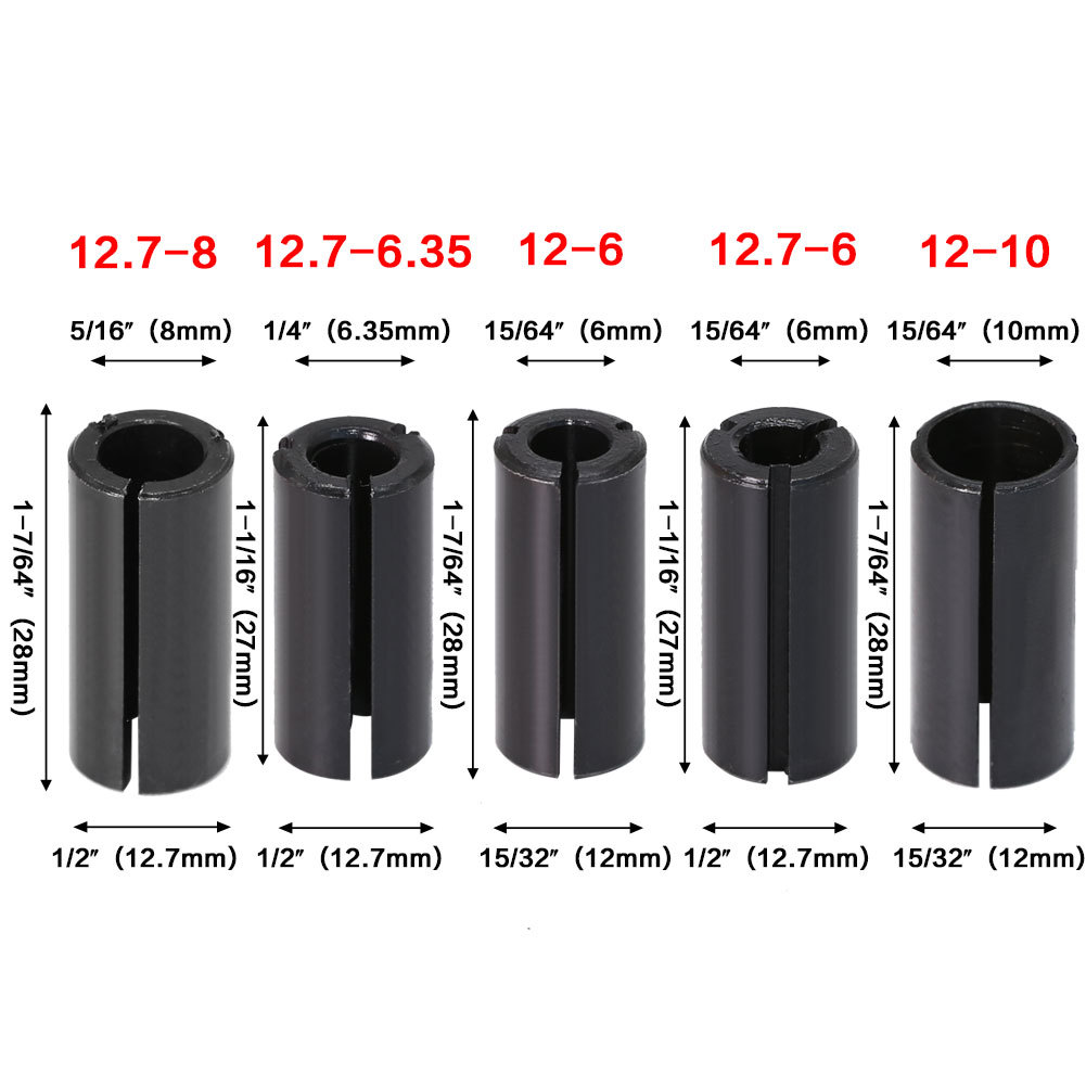 JGZUI Shank Reducer Collet Sle - Woodworking Nc 评论和价格