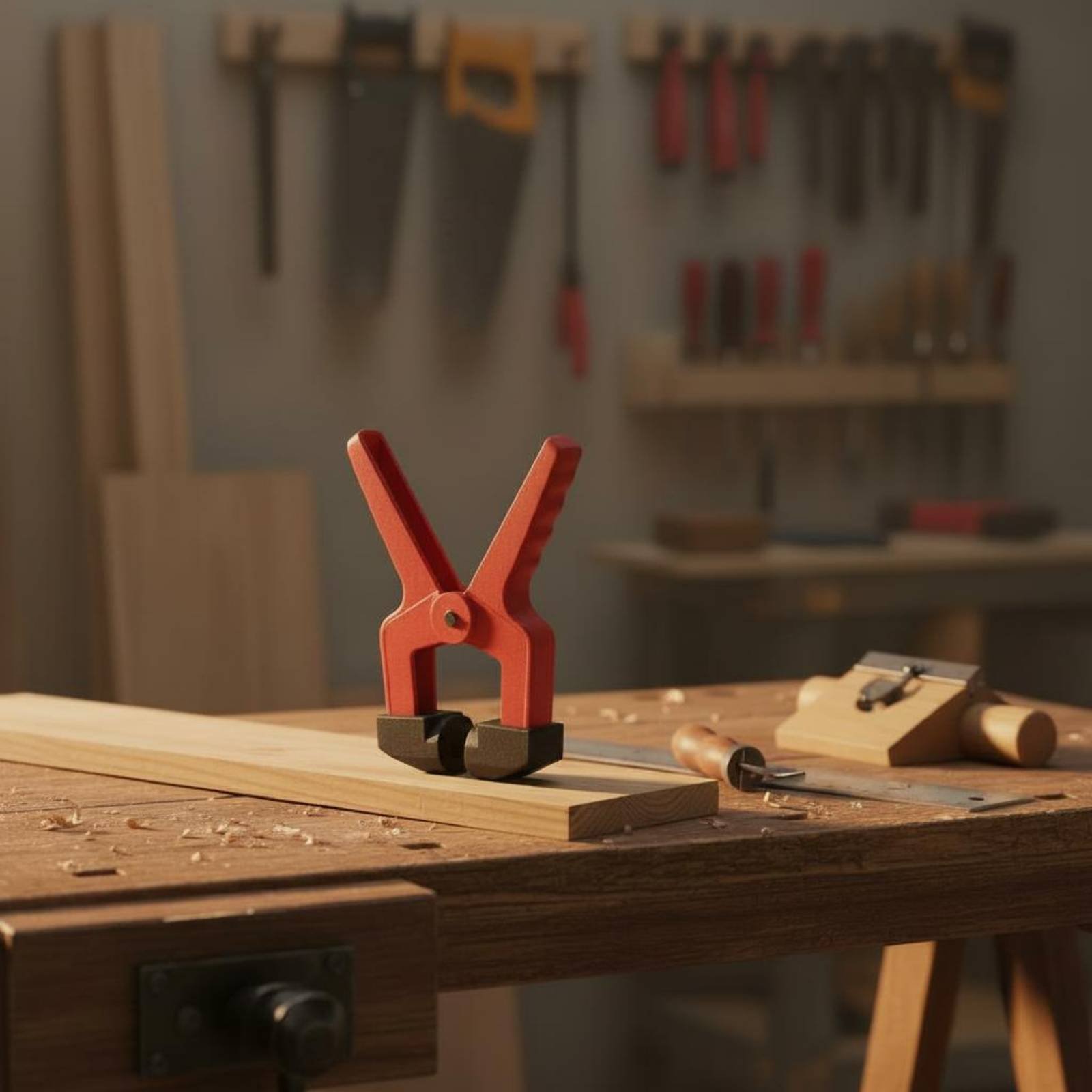 Triangular Clamp Clamp Red Col - Woodworking Workshop 评论和价格