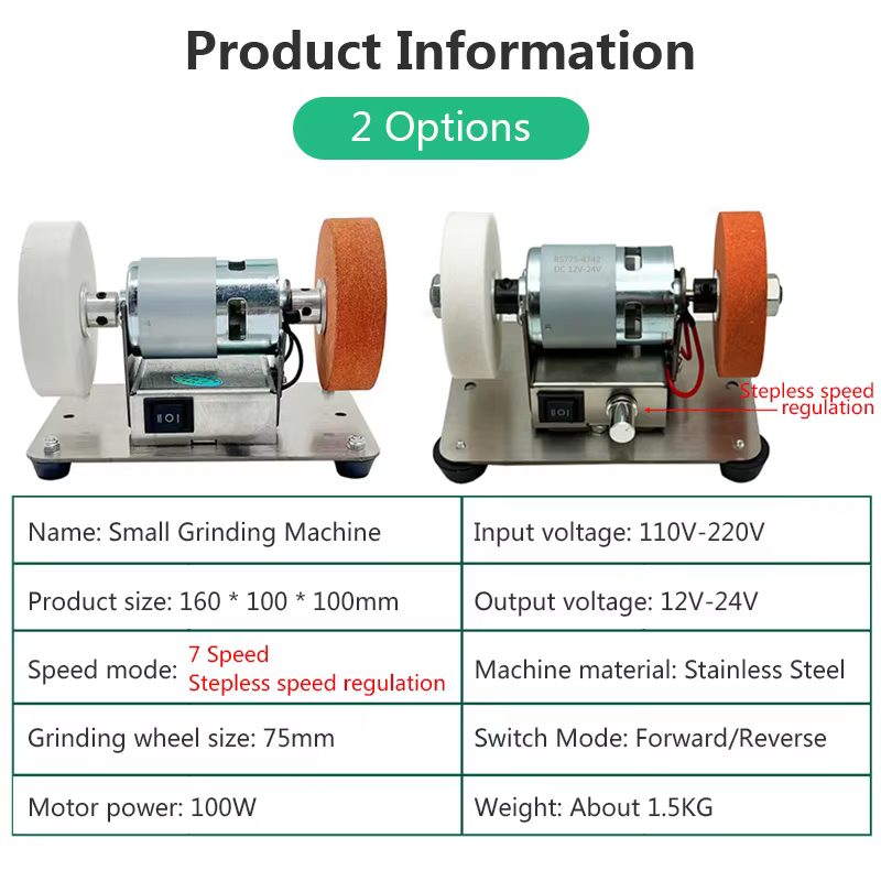 110V-220V Mini Grinding Machin - Woodworking Work Table 评论和价格