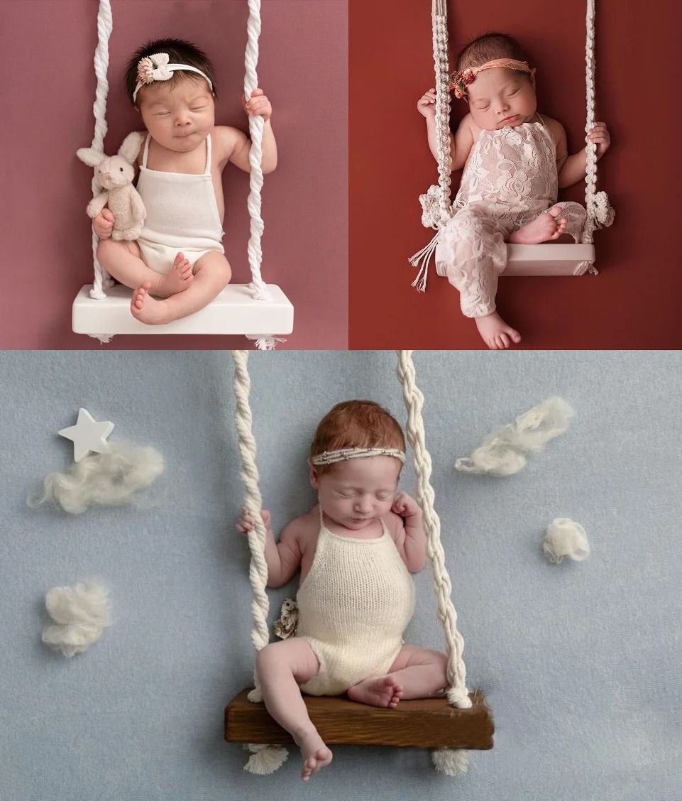 Baby Photography Props Newborn - Woodworking Veneer 评论和价格