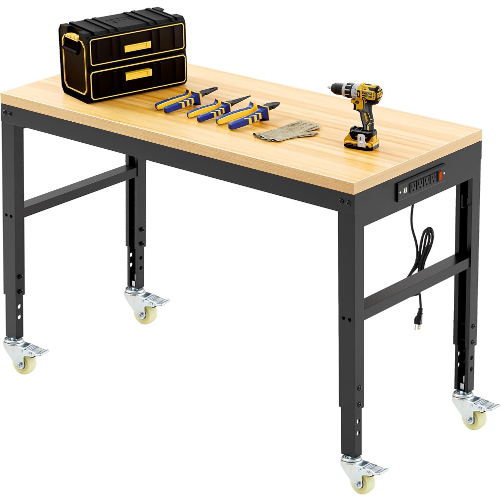 Adjustable Workbench, Heavy Du - Woodworking Work Table 评论和价格