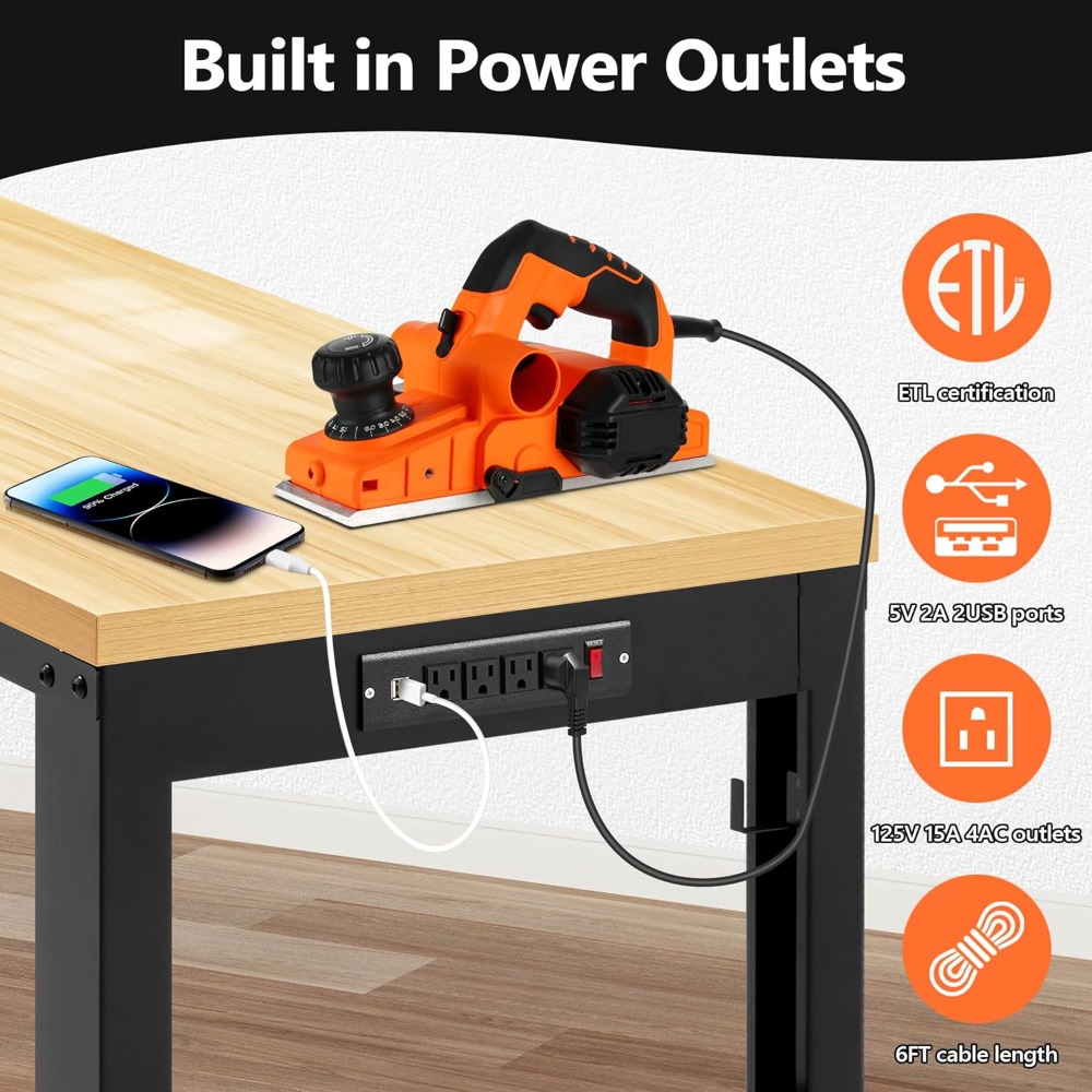 Adjustable Workbench, Heavy Du - Woodworking Work Table 评论和价格