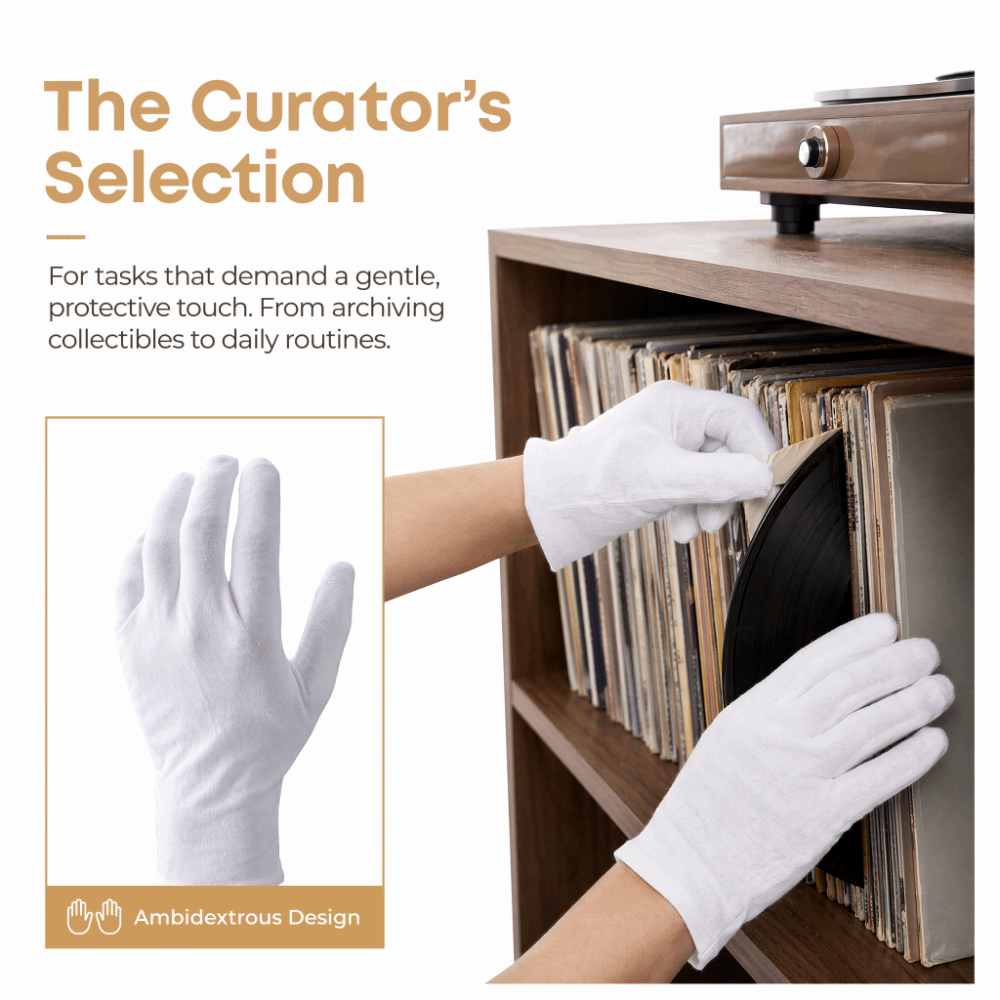 24pcs White Color Cotton Work  - Woodworking Gloves 评论和价格