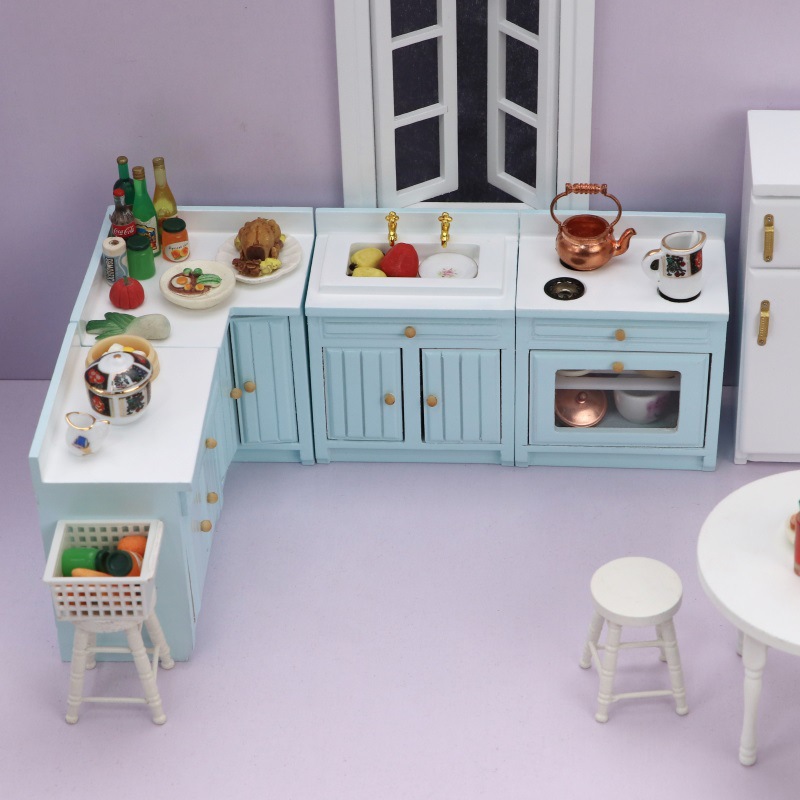 1:12 BJD DOLLHOUSE Mini Kitche - Woodworking Blueprint 评论和价格