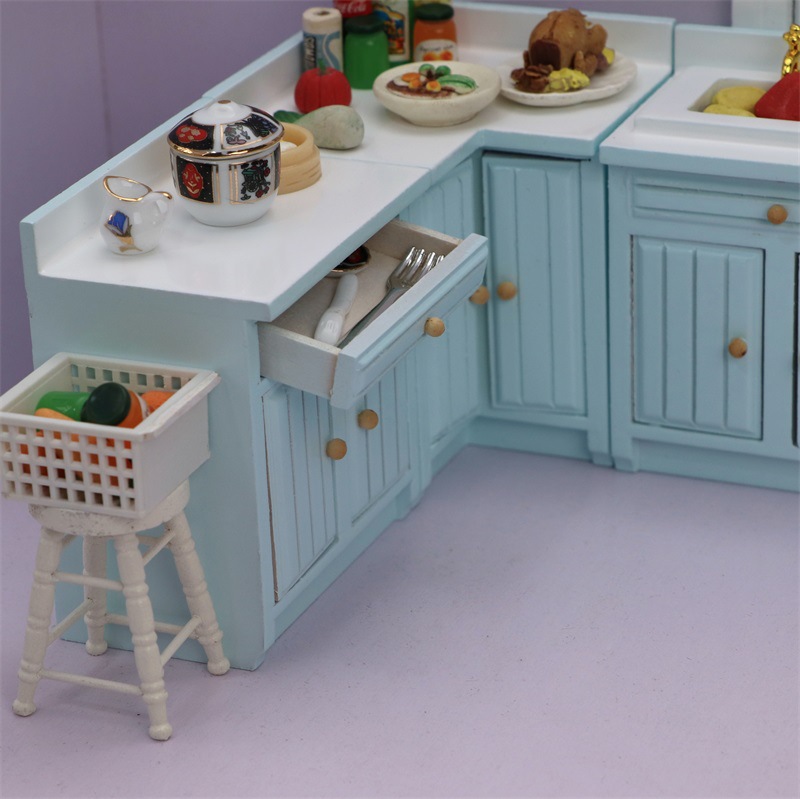 1:12 BJD DOLLHOUSE Mini Kitche - Woodworking Blueprint 评论和价格