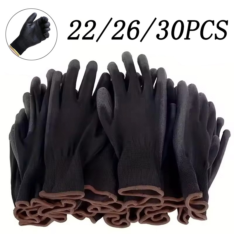 22/26/30PCS PU Coating Gloves  - Woodworking Gloves 评论和价格