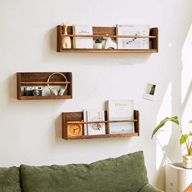 Solid Wood Wall Mounted Magazi - Woodworking Magazine 评论和价格