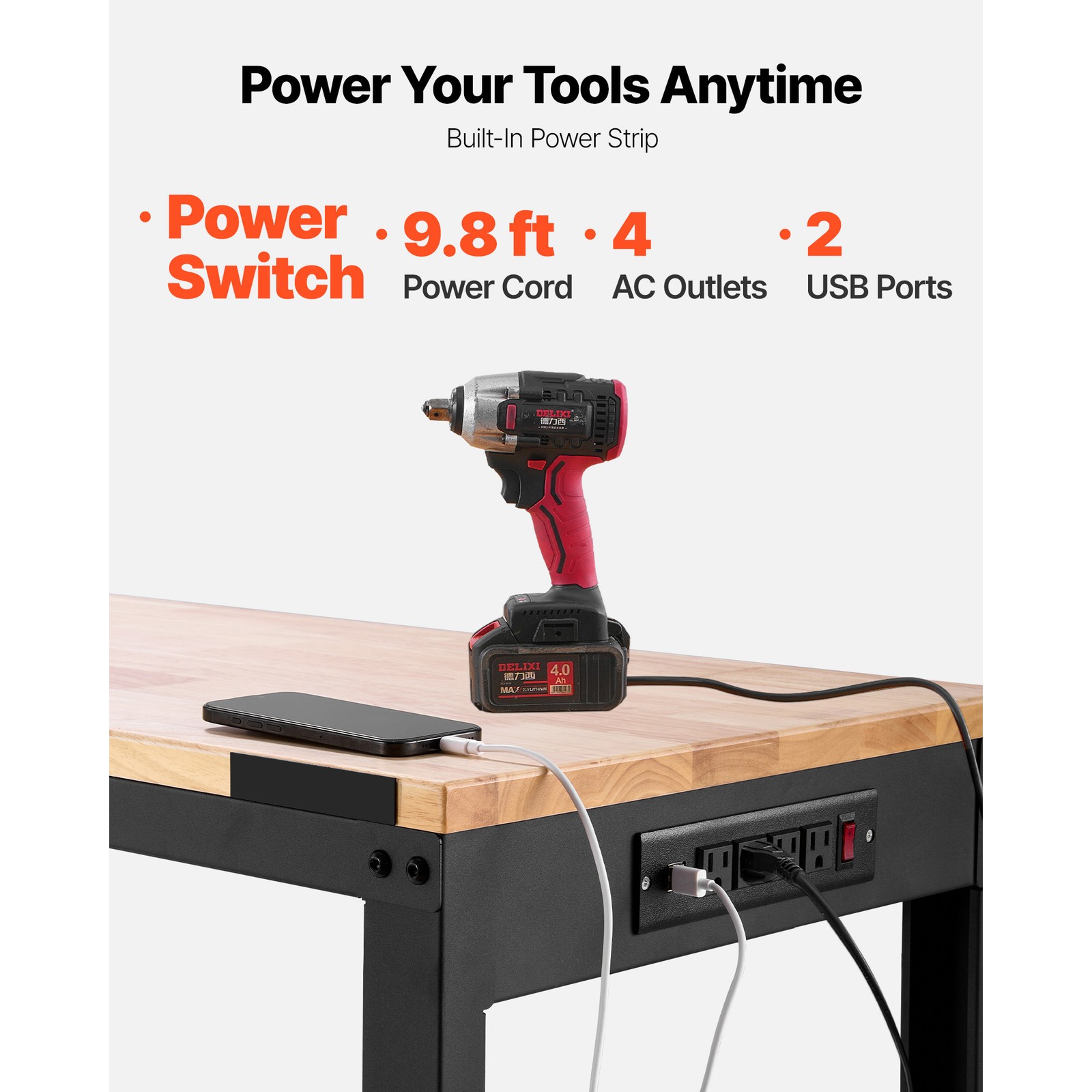 Adjustable Height Workbench 61 - Woodworking Work Table 评论和价格