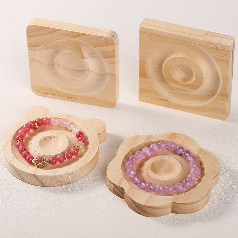 1Pc DIY Natural Wooden Beading - Woodworking Boards 评论和价格