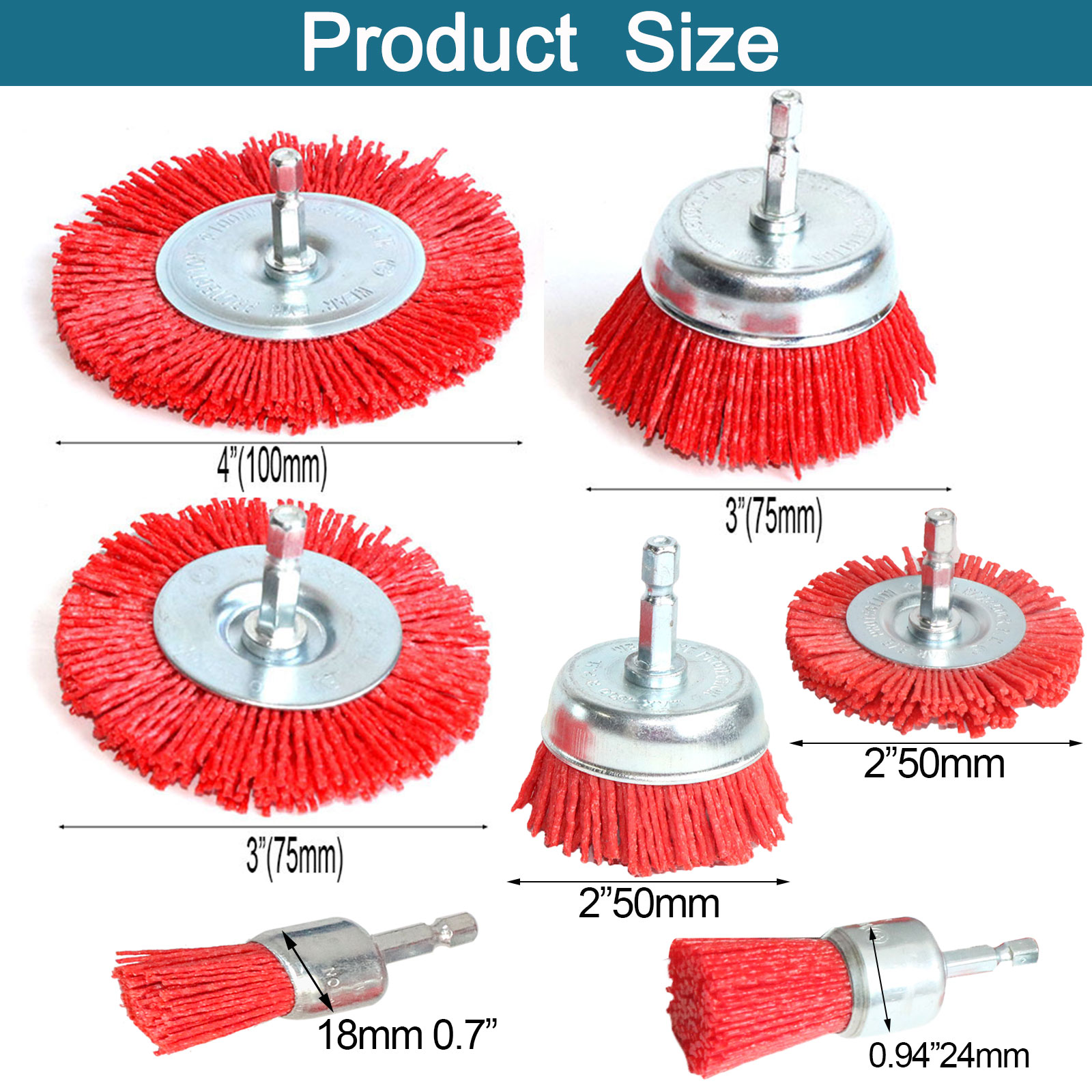 Nylon Cup Brush Abrasive Wire  - Woodworking Veneer 评论和价格
