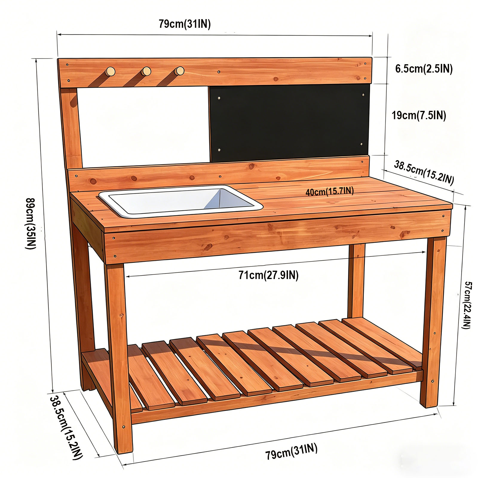 Wooden Potting Benches For Chi - Woodworking Work Table 评论和价格