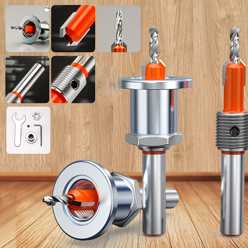 3pcs Woodworking Drill Bit Set - Woodworking Kickback 评论和价格