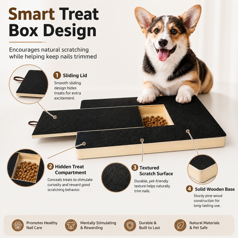 Wooden Dog Nail Scratch Board  - Woodworking Magazine 评论和价格