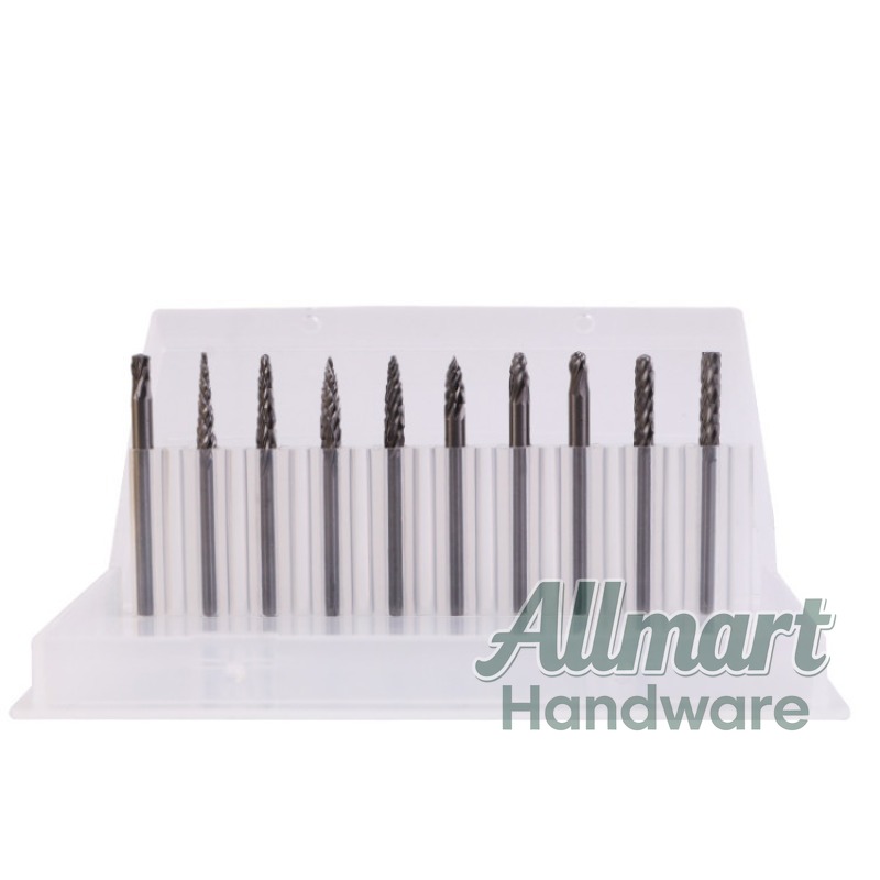 10PCS Wood Carbide Rotary Burr - Woodworking Kits 评论和价格