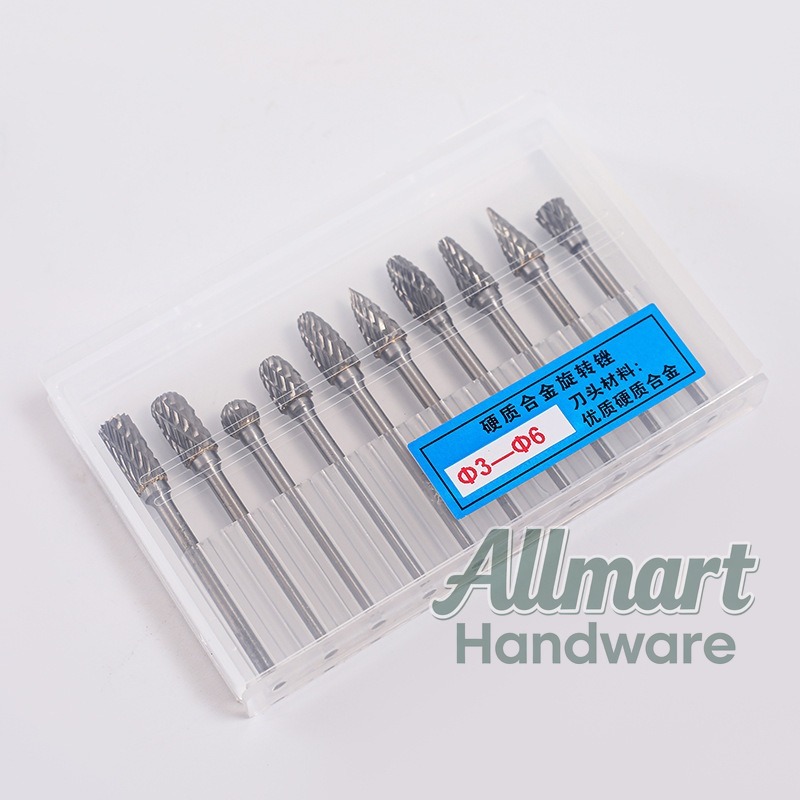 10PCS Wood Carbide Rotary Burr - Woodworking Kits 评论和价格