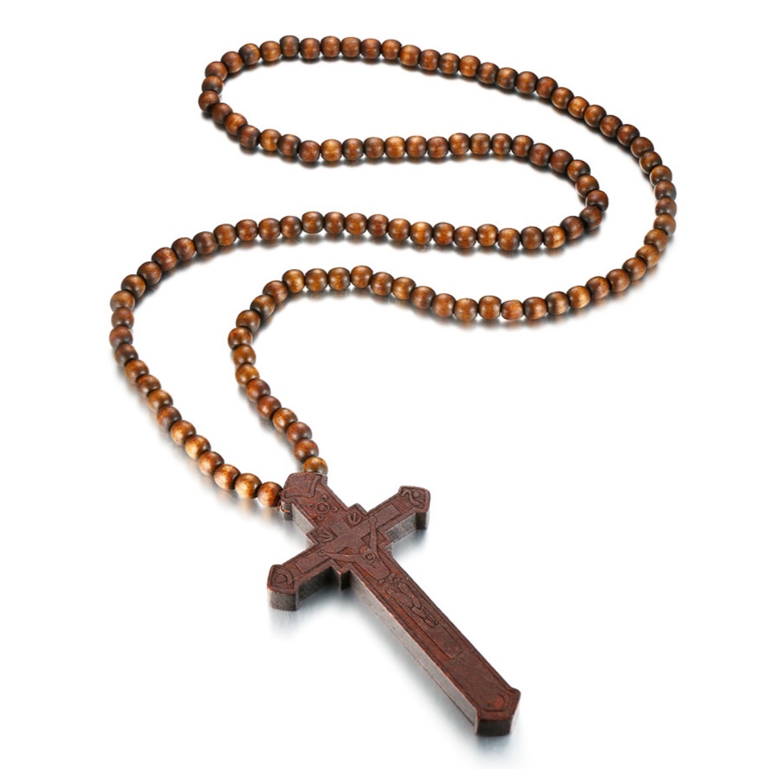 Rosary Necklace Large Wood Jes - Woodworking Nc 评论和价格