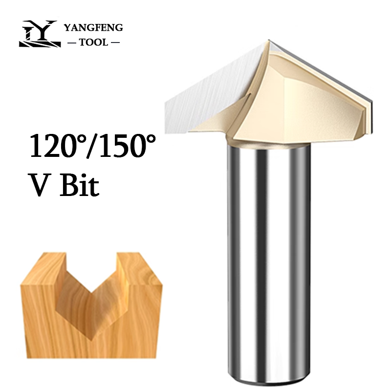120 150 Degree V Bit 1/2 Shank - Woodworking Nc 评论和价格