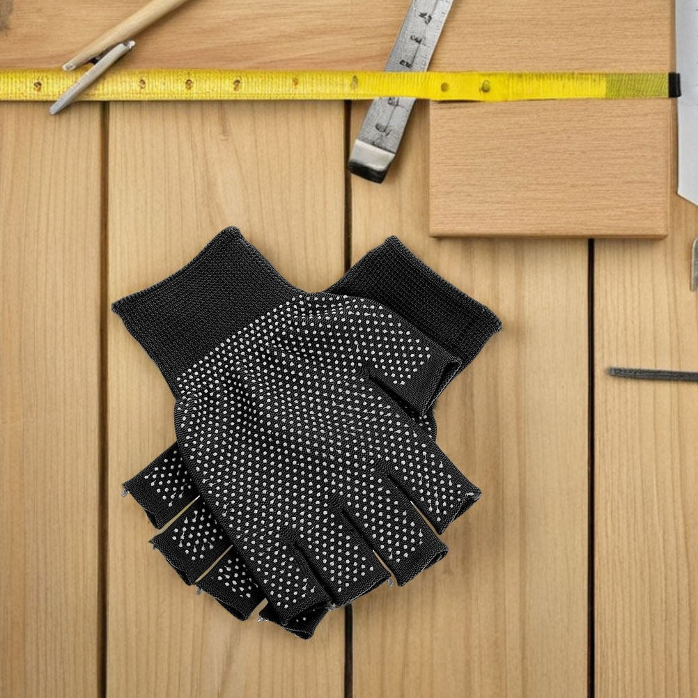 8Pairs Fingerless Work Gloves  - Woodworking Gloves 评论和价格