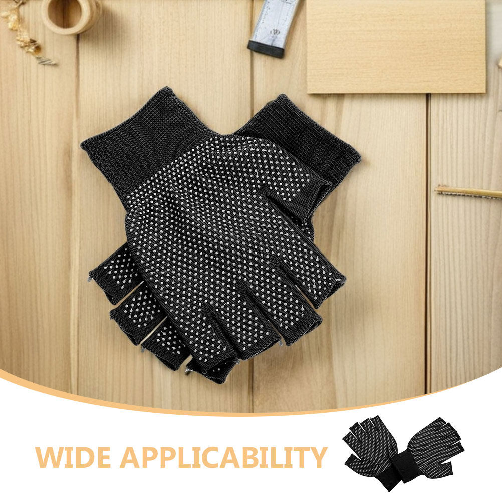 8Pairs Fingerless Work Gloves  - Woodworking Gloves 评论和价格