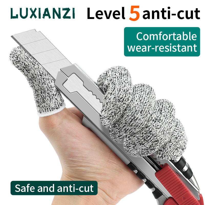 LUXIANZI 5/10pcs Anti-cut Fing - Woodworking Gloves 评论和价格