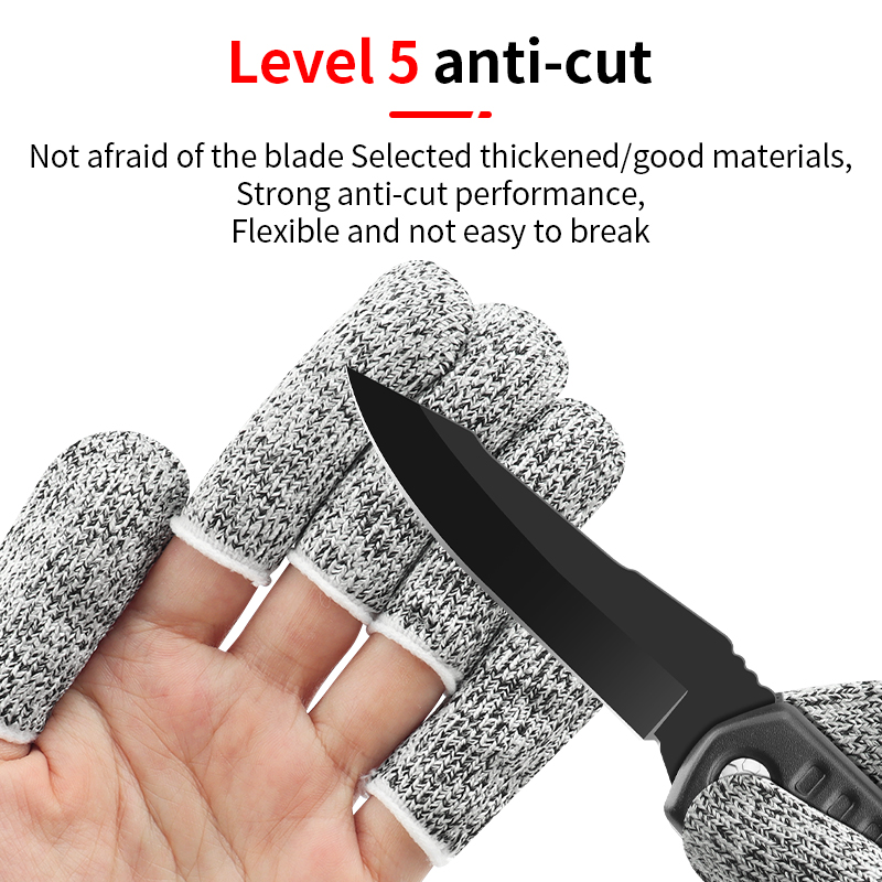 LUXIANZI 5/10pcs Anti-cut Fing - Woodworking Gloves 评论和价格