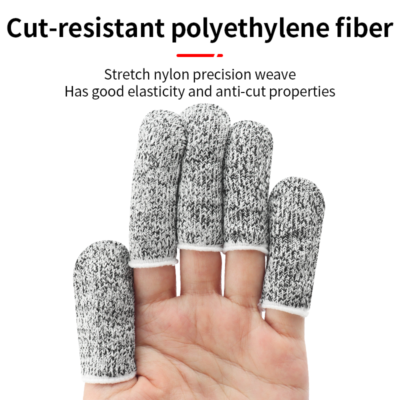LUXIANZI 5/10pcs Anti-cut Fing - Woodworking Gloves 评论和价格