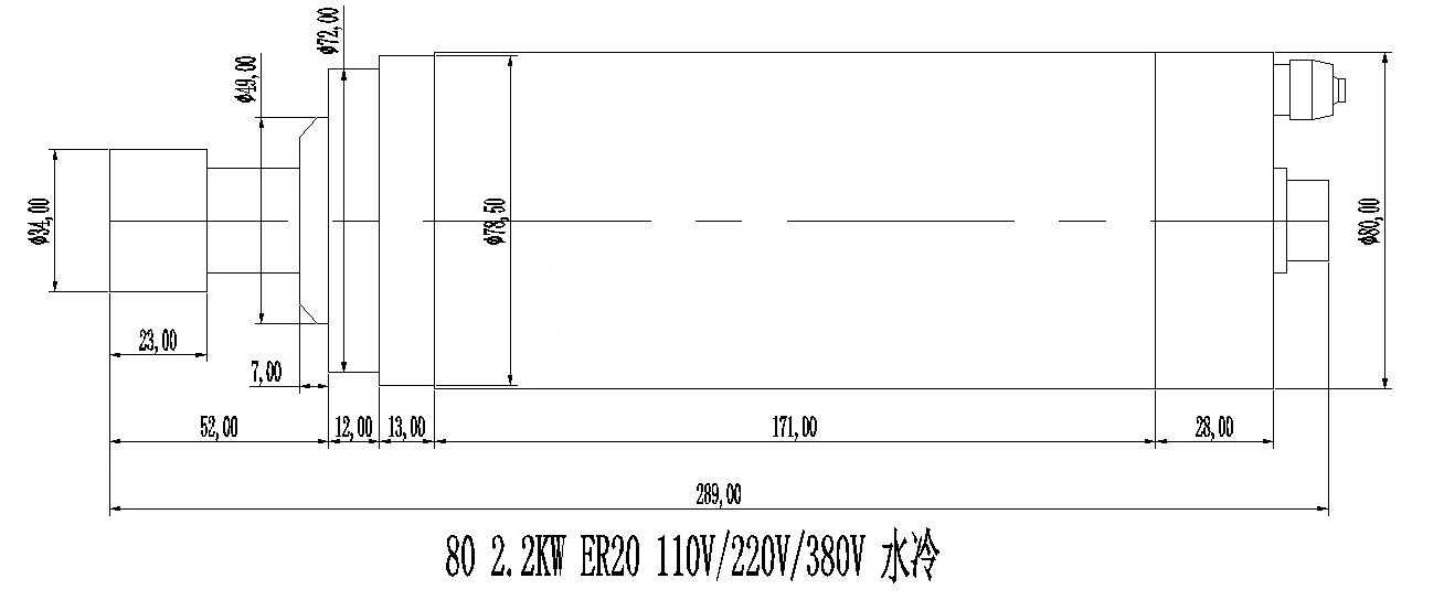 2.2 Kw Water Cooled Spindle Mo - Woodworking Kits 评论和价格