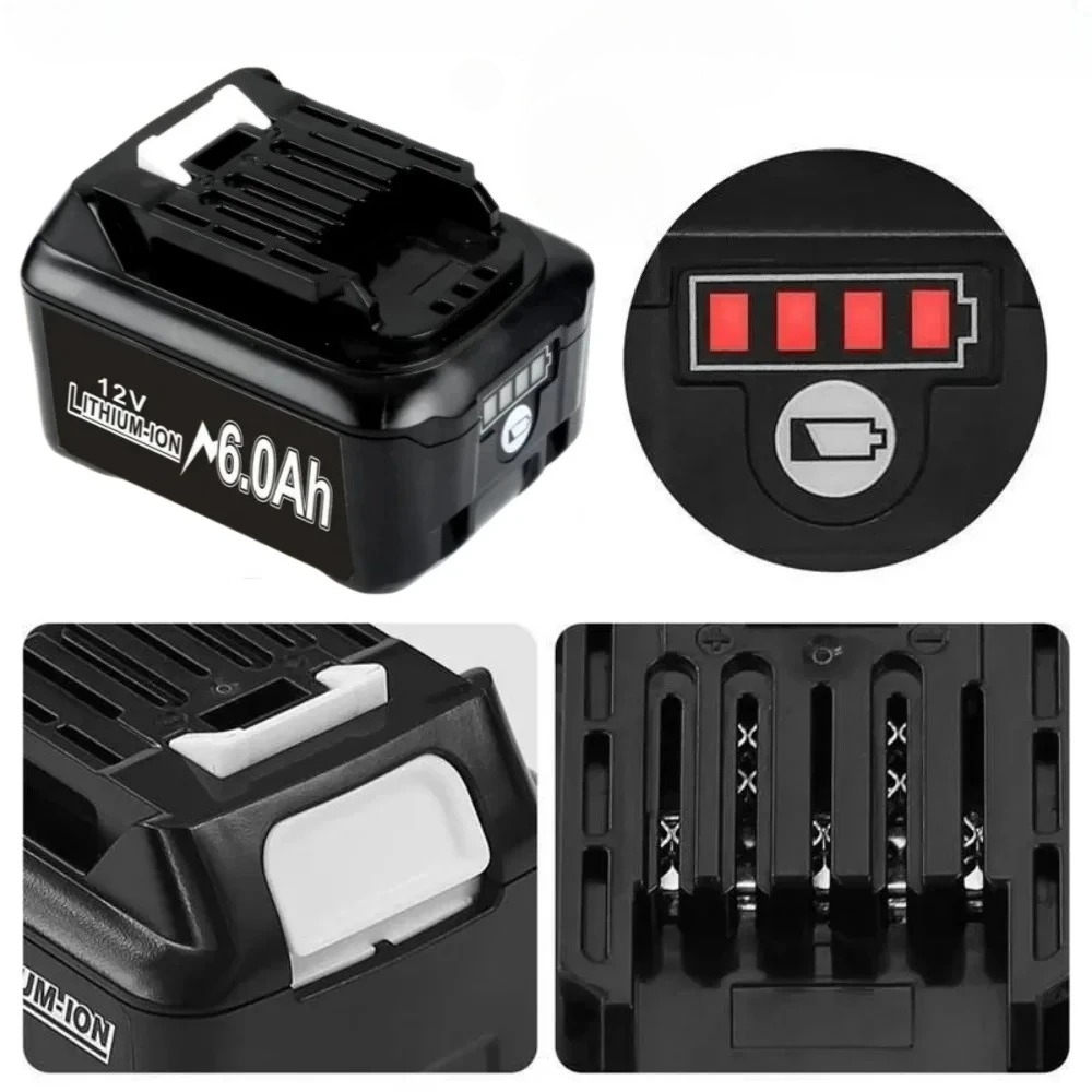 10.8V 12V Max 4.0Ah/6.0Ah Li-i - Makita Drill Hp1640 评论和价格