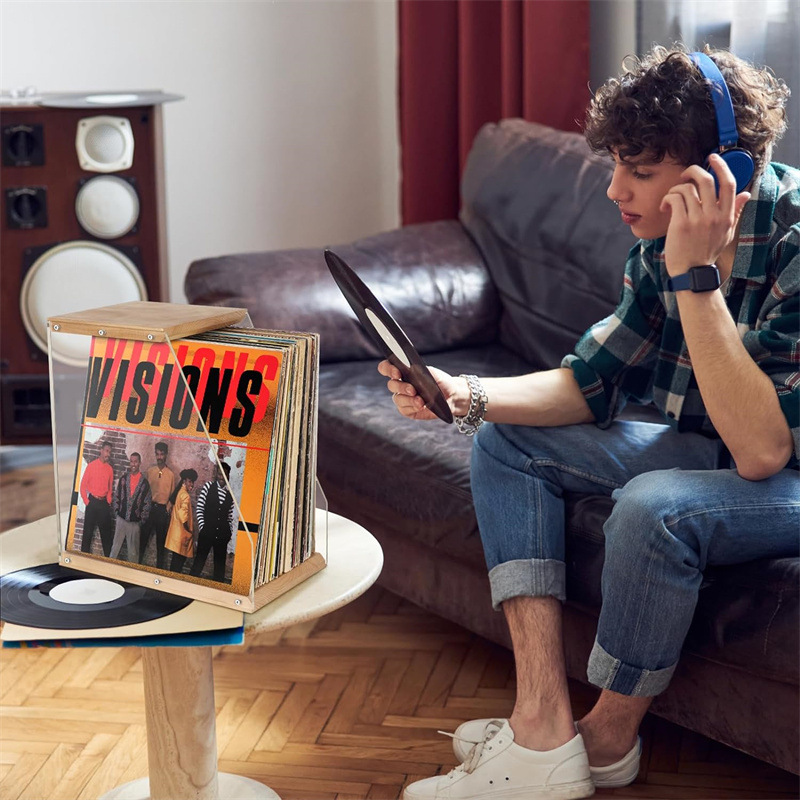 Wooden Record Rack Desktop Orn - Woodworking Magazine 评论和价格