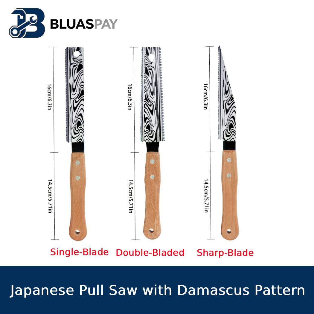 Japanese Pull Saw Set Damascus - Japanese Pull Saw 评论和价格