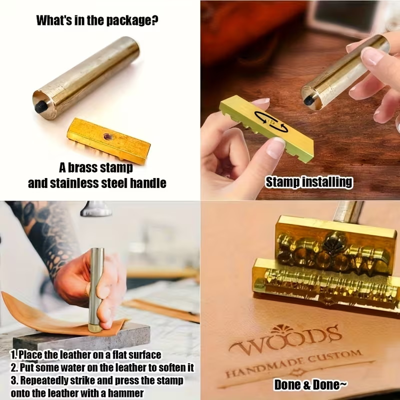 M8 Custom Branding Iron Stamp  - Woodworking Logo Design Free 评论和价格