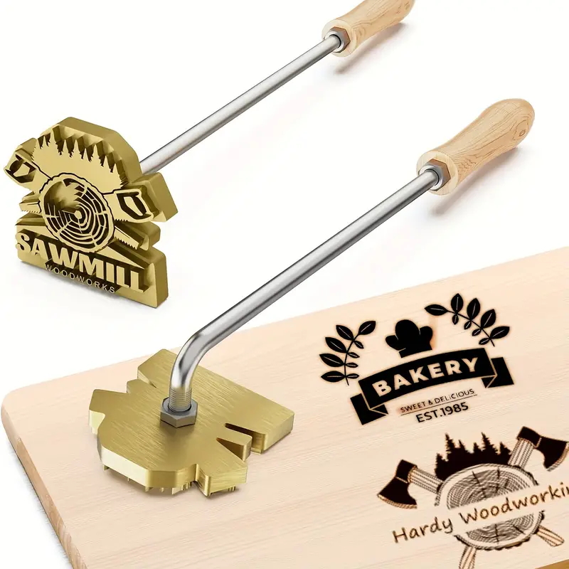 M8 Custom Branding Iron Stamp  - Woodworking Logo Design Free 评论和价格