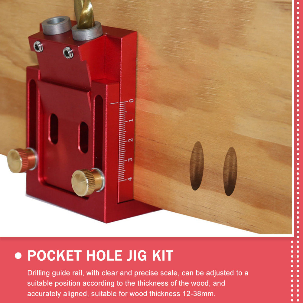 Pocket Hole Jig 1 Set 15 Degre - Woodworking Kits 评论和价格