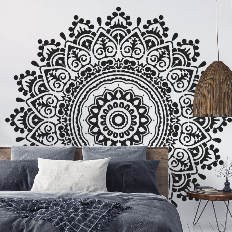 Mandala Large Painting Stencil - Woodworking Veneer 评论和价格